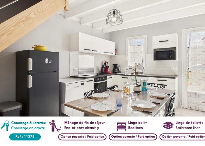 Sur Mer, Maison Spacieuse Pour 7